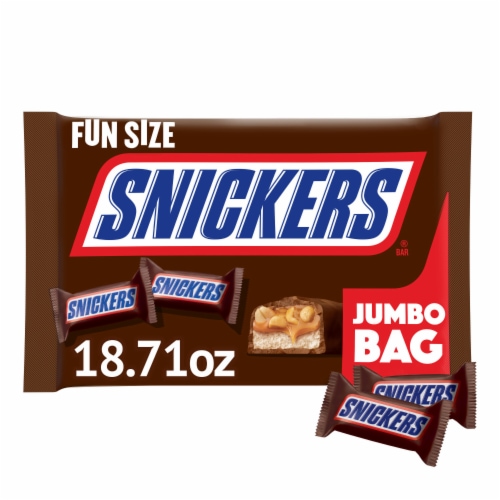 SNICKERS Fun Size Chocolate Candy Bars Bulk Bag