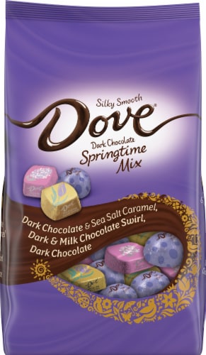 Dove Dark Chocolate Spring Mix Perspective: front