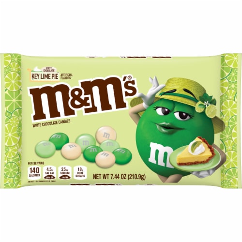 white m&m bag