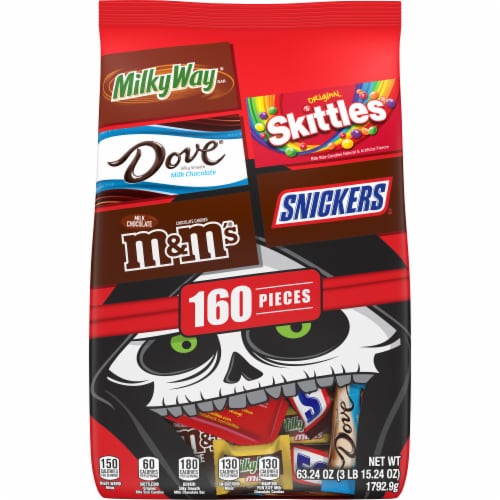 Mars Chocolate Halloween Candy Variety Bag, 160 ct Kroger