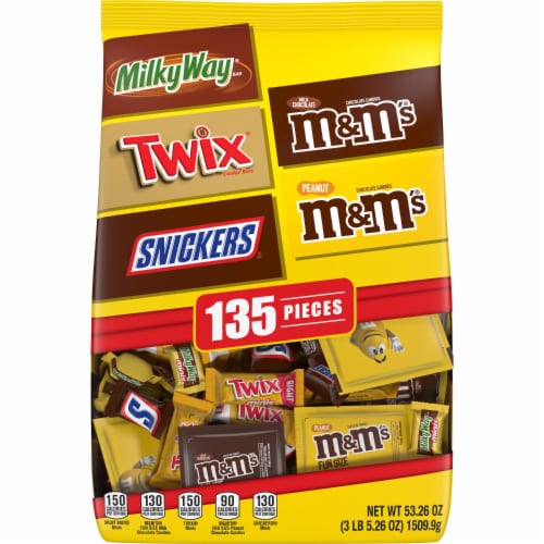 M&M's Mix Treat Bag - Chocolate, Crispy, Peanut