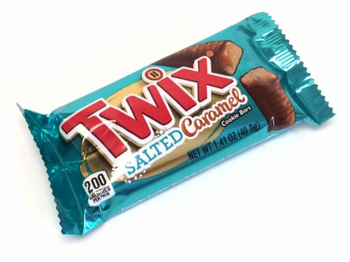 Twix® Salted Caramel Candy Bar Perspective: front