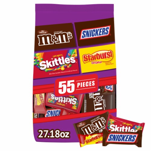 M&M'S Fun Size Milk Chocolate Candy Variety Pack Bulk Candy Bag