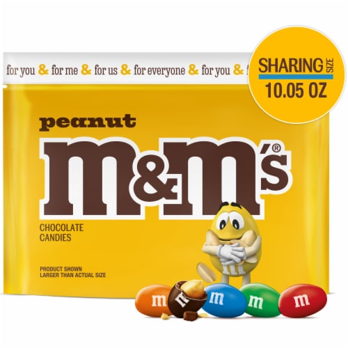 M&M's Chocolate Candies, Peanut Butter, Sharing Size, 2.83 oz. Bags (case  of 24), 24 count - King Soopers