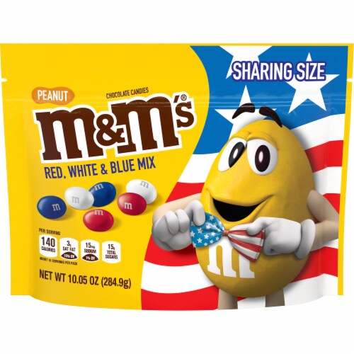 M&M's Peanut Milk Chocolate Candy, Family Size - 18.08 oz Bulk Bag