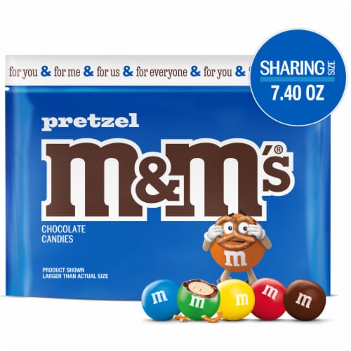 M&M's Pretzel Milk Chocolate Candy, Sharing Size - 8 oz Bag