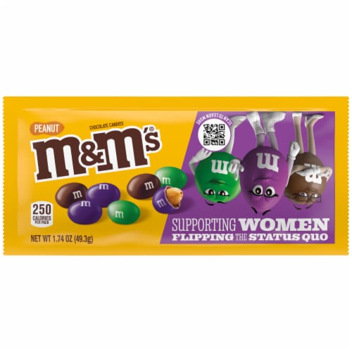 M&M's Limited Edition Milk Chocolate Candy featuring Purple Candy