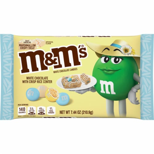 M&M'S White Chocolate Marshmallow Crispy Treat Pastel Easter Candy Bag,  7.44 oz - Kroger