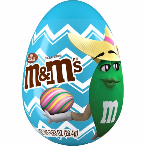 M&M'S Easter Egg Milk Chocolate Candy Perspective: front