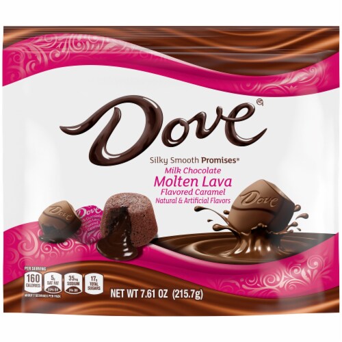 Dove® Molten Lava Milk Chocolate Perspective: front