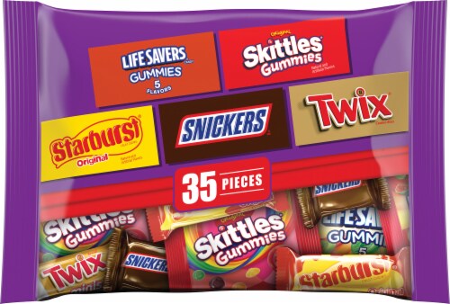 Mars Variety Fun Sized Halloween Candy Perspective: front