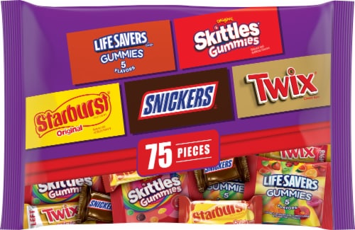 Mars Variety Fun Sized Halloween Candy Perspective: front
