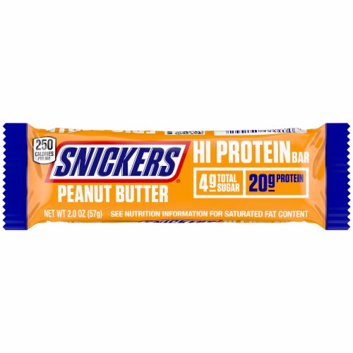 Snickers® Peanut Butter Protein Bars Perspective: front