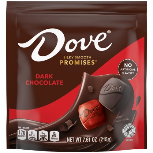 Dove Promises Dark Chocolate Candy Bag Perspective: front