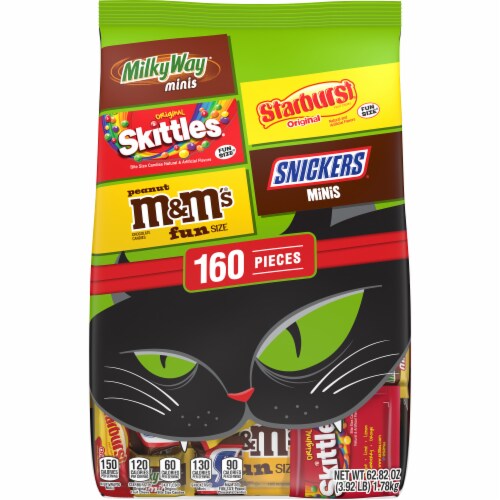 Mars Mixed Fun Sized Candy Packs Perspective: front