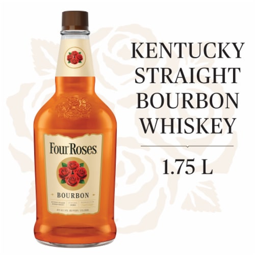 Four Roses Bourbon, 80 Proof Perspective: front