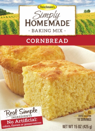 Fleischmann's Simply Homemade Cornbread Baking Mix Perspective: front