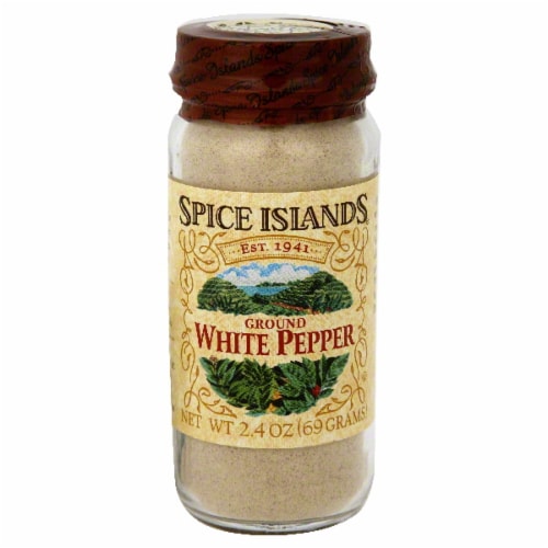 Spice Islands Ground White Pepper Perspective: front