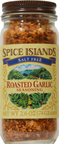 Spice Islands Salt Free Roasted Garlic Perspective: front