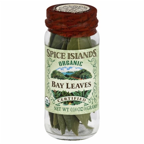 Spice Islands 100% Organic Bay Leaves Perspective: front