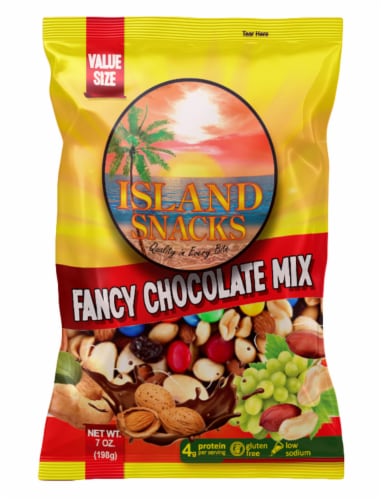 Island Snacks Value Size Fancy Chocolate Mix Perspective: front