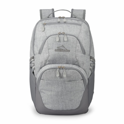 High Sierra® Silver Heather Swoop SG Backpack Perspective: front