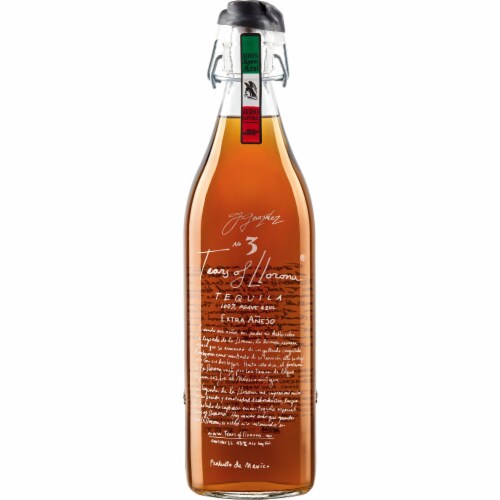 Tears of Llorona 100% Agave Azul Tequila Perspective: front