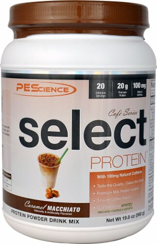 PEScience  Select  Cafe Protein™   Caramel Macchiato Perspective: front