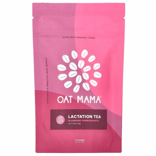 Blueberry Pomegranate Lactation Tea Perspective: front