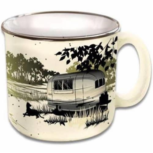 Camp Casual 15 oz Paws & Relax Logo Mug Perspective: front