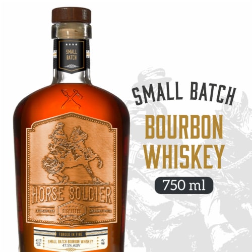 Horse Soldier Small Batch Bourbon Whiskey 750ml Perspective: front