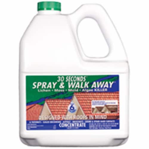 30 SECONDS Spray & Walk Away Lichen, Moss, Mold, Algae Killer 1 gal. - Total Qty: 1 Perspective: front