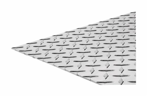 Boltmaster 24 in. W X 24 in. L Bright Aluminum Diamond Tread Plate Boltmaster 24 in. W X 24 in. L Bright Aluminum Diamond Tread Plate