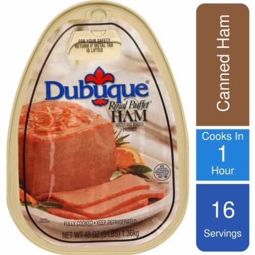 Dubuque® Royal Buffet Canned Ham Limit 1 at Sale Price Perspective: front