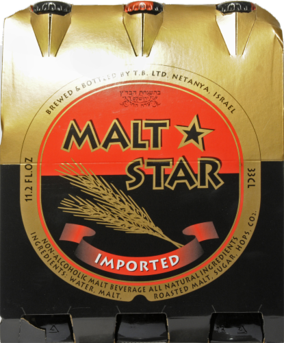 Malt Star Non-Alcoholic Beer Perspective: front