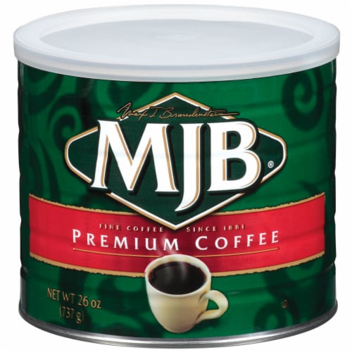 MJB® Premium Ground Coffee Perspective: front