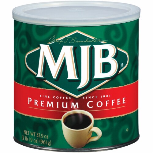 MJB Premium Ground Coffee Perspective: front