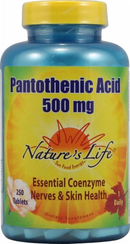 Nature's Life  Pantothenic Acid Perspective: front