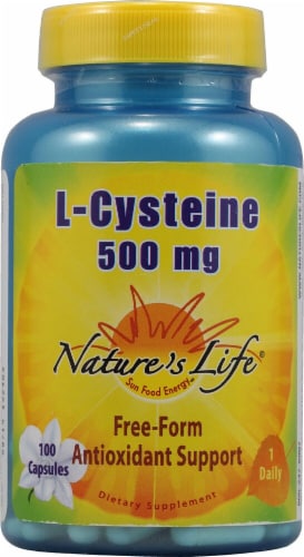 Nature's Life  L-Cysteine Perspective: front