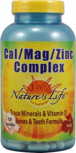 Nature's Life  Cal Mag Zinc Complex Perspective: front