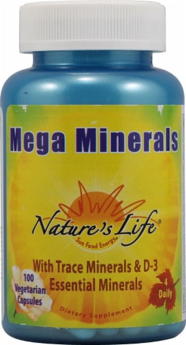 Nature's Life  Mega Minerals Perspective: front