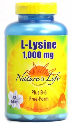 Nature's Life  L-Lysine Perspective: front