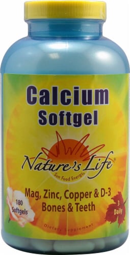 Nature's Life  Calcium Softgel Perspective: front