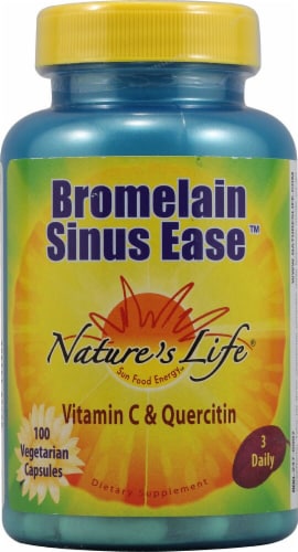 Nature's Life  Bromelain Sinus Ease™ Perspective: front