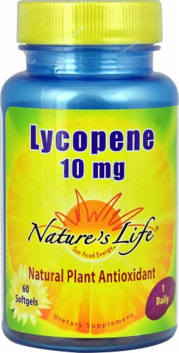 Nature's Life Lycopene 10 mg Softgels Perspective: front