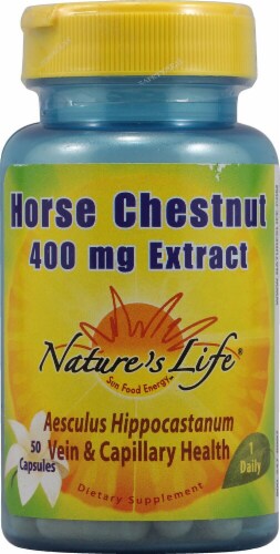 Nature's Life 400 mg Horse Chestnut Perspective: front