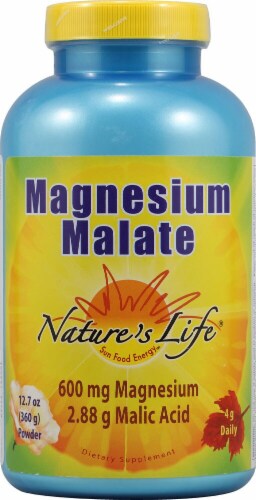 Nature's Life  Magnesium Malate Perspective: front