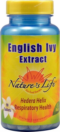 Nature's Life English Ivy Extract Tablets Perspective: front