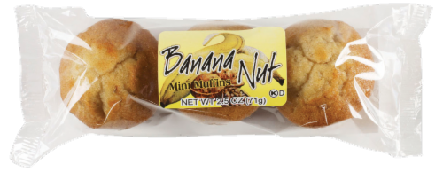 Cafe Valley Banana Nut Mini Muffins, 3 ct/2.5 oz - Baker's