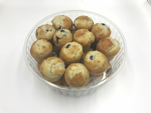 Cafe Valley Blueberry Mini Muffins Perspective: front